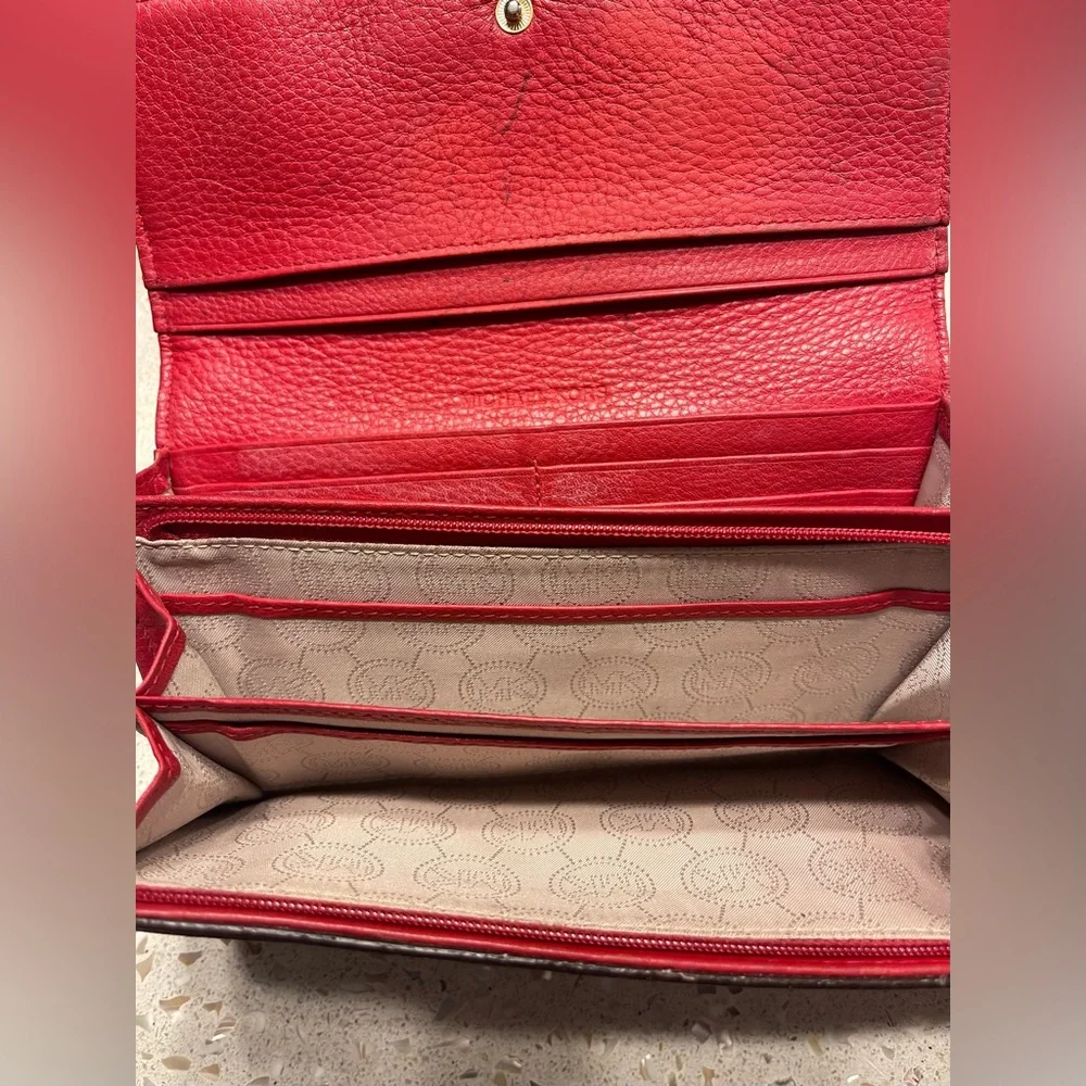 Michael Kors Cherry Red Wallet